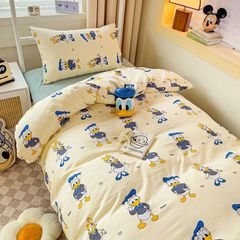 4Pcs Cotton Disney Beddingset Case Donal Family Deway And Louie