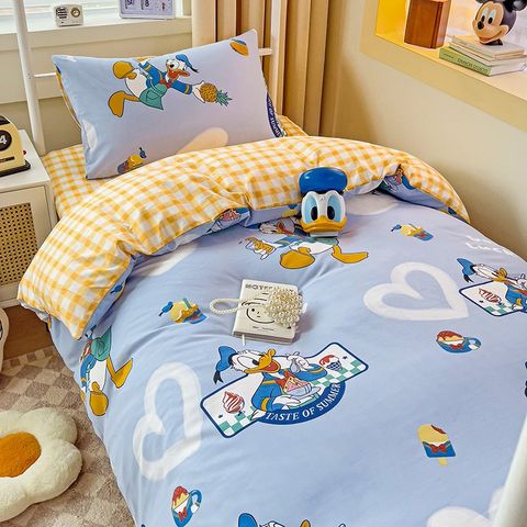 4Pcs Cotton Disney Beddingset Case Donal State Of Summer