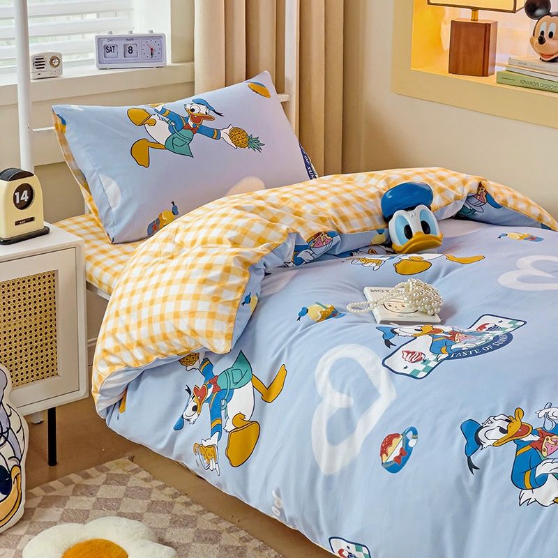 4Pcs Cotton Disney Beddingset Case Donal State Of Summer