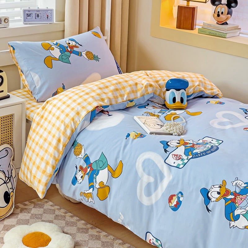4Pcs Cotton Disney Beddingset Case Donal State Of Summer