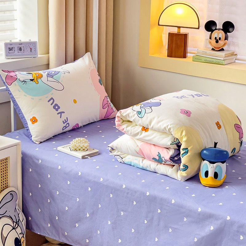 4Pcs Cotton Disney Beddingset Case Daisy Duck