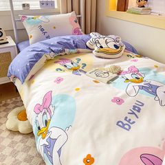 4Pcs Cotton Disney Beddingset Case Daisy Duck