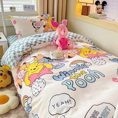 4Pcs Cotton Disney Beddingset Case Poor And Friends