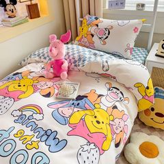 4Pcs Cotton Disney Beddingset Case Poor And Friends