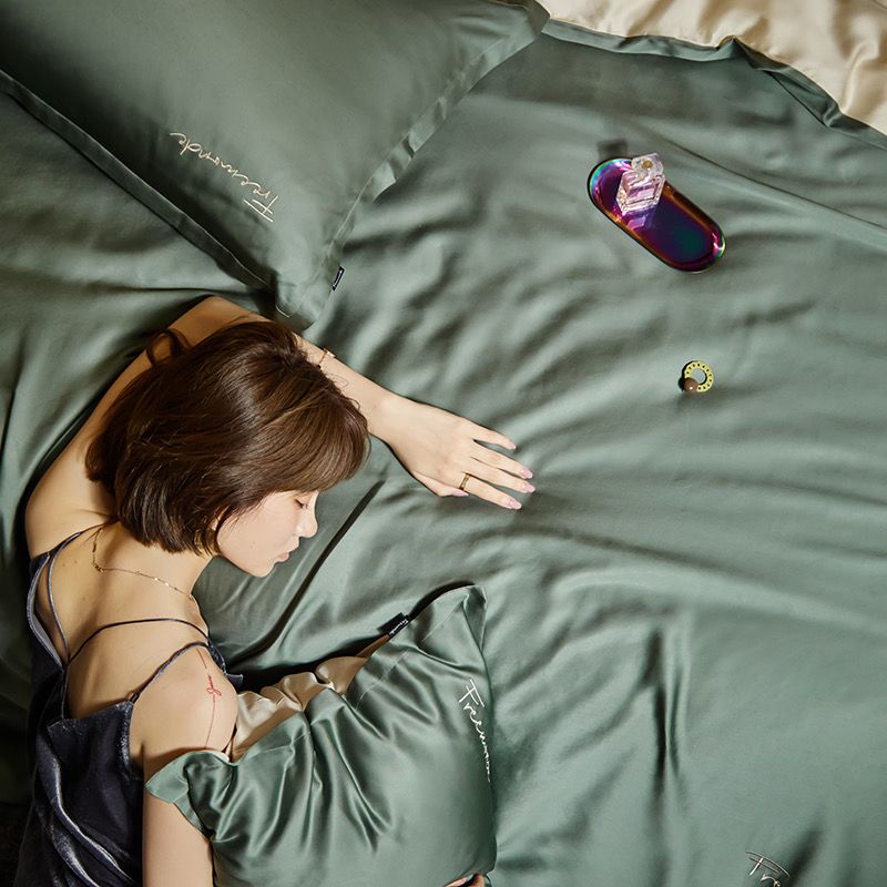 4Pcs Tencel 60S | Freemonde Degin Duvet Cover Set | ID 4PCSTENCEL60S025FMD10