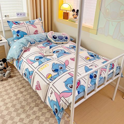 4Pcs Cotton Disney Beddingset Case Lilo And Stitch