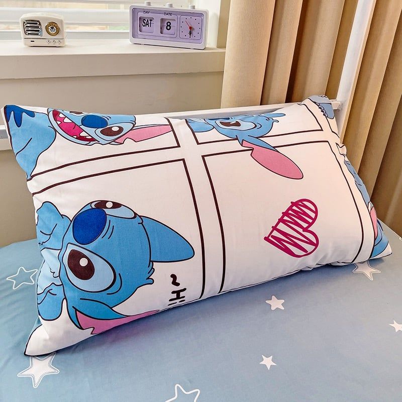 4Pcs Cotton Disney Beddingset Case Lilo And Stitch