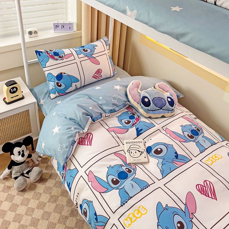 4Pcs Cotton Disney Beddingset Case Lilo And Stitch