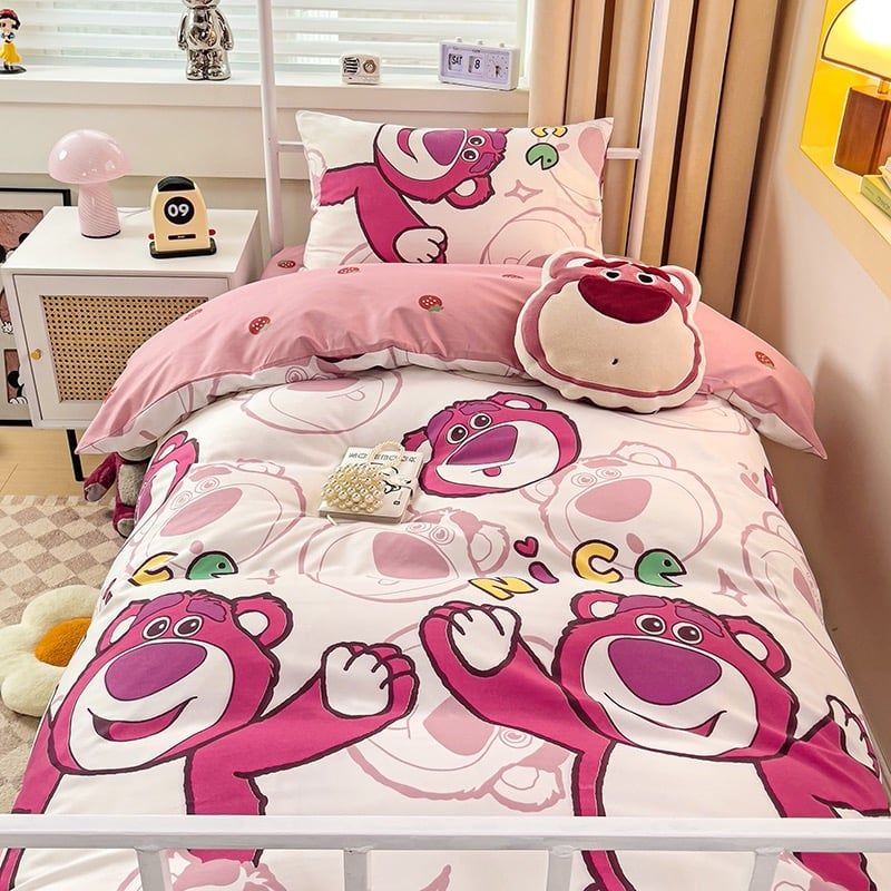 4Pcs Cotton Disney Beddingset Case BigBear Nice