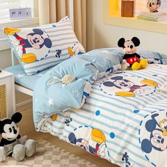 4Pcs Cotton Disney Beddingset Case Mickey And BunDog