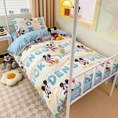 4Pcs Cotton Disney Beddingset Case Mickey Engo