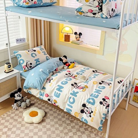 4Pcs Cotton Disney Beddingset Case Mickey Engo