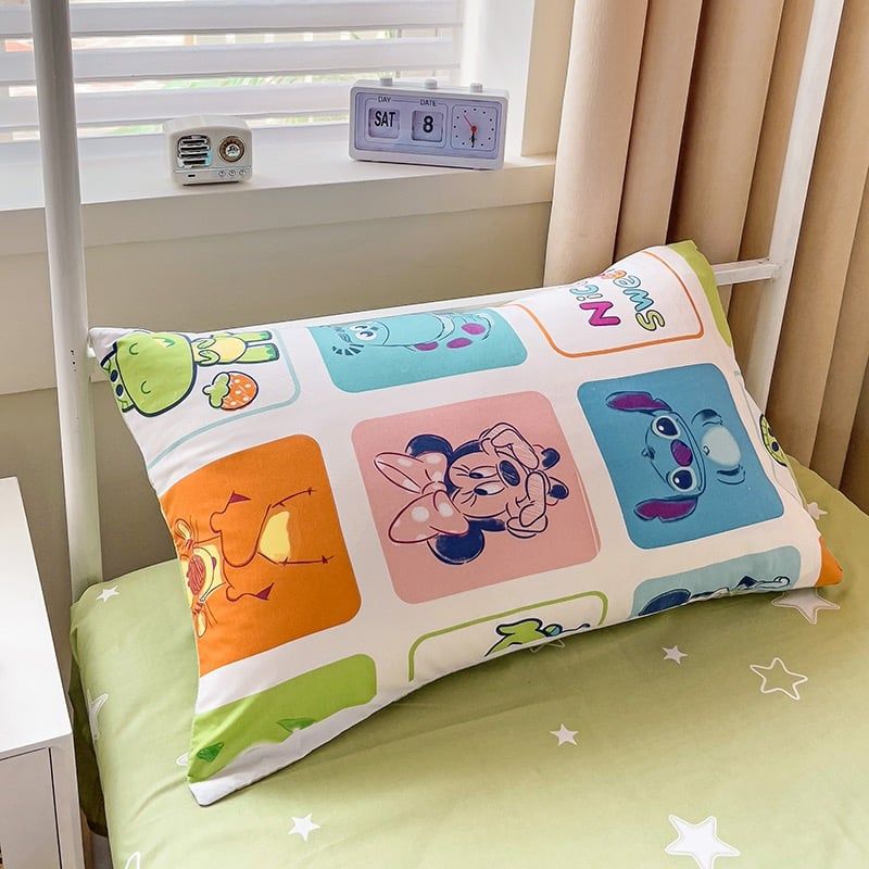 4Pcs Cotton Disney Beddingset Case Funny Monsters