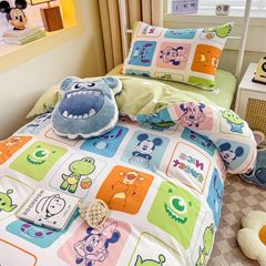 4Pcs Cotton Disney Beddingset Case Funny Monsters