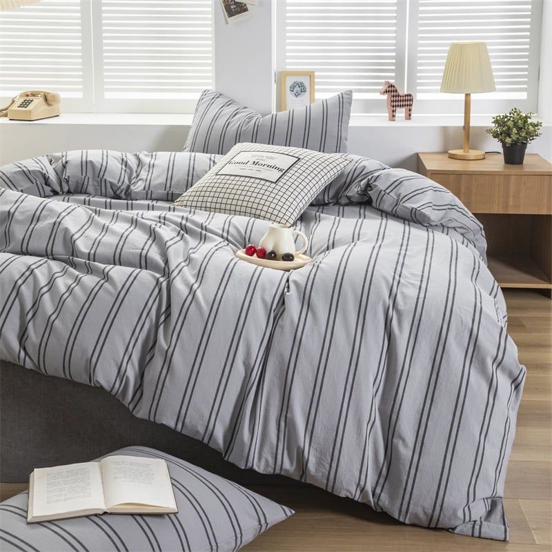 4Pcs Cotton Linen Japan | Set Cotton Đũi Nhật 4 Món Tiêu Chuẩn | ID 4PCSMUJPCLINENID14