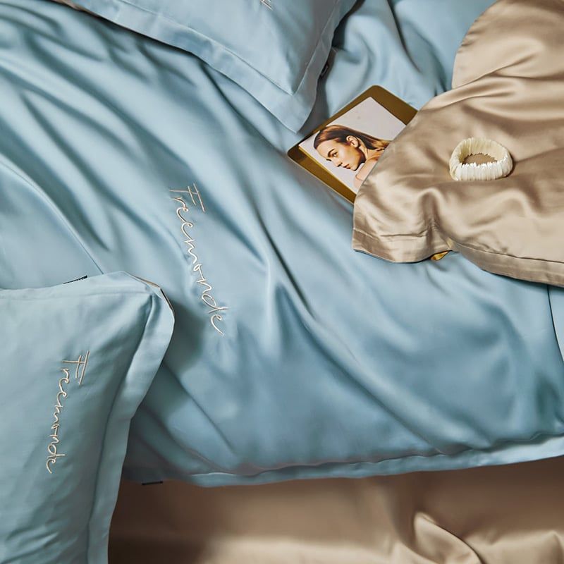 4Pcs Tencel 60S | Freemonde Degin Duvet Cover Set | ID 4PCSTENCEL60S025FMD14