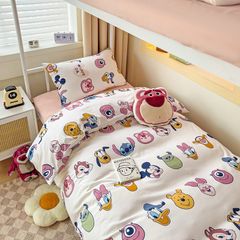 4Pcs Cotton Disney Beddingset Case Disneyland Characters