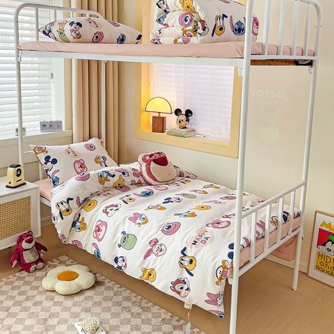 4Pcs Cotton Disney Beddingset Case Disneyland Characters