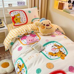 4Pcs Cotton Disney Beddingset Case Poor Bear
