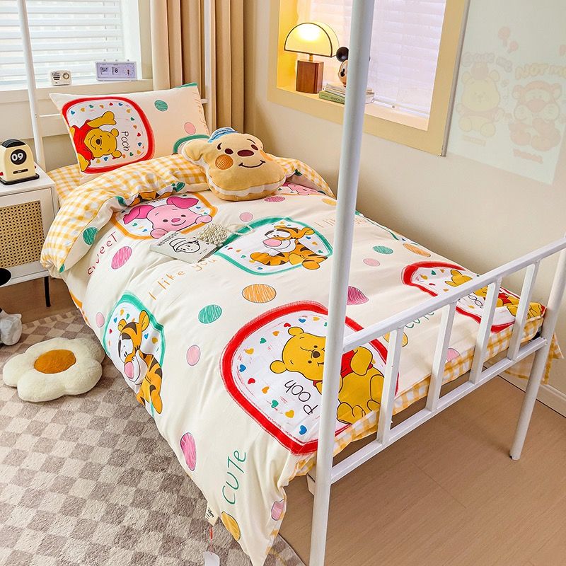 4Pcs Cotton Disney Beddingset Case Poor Bear