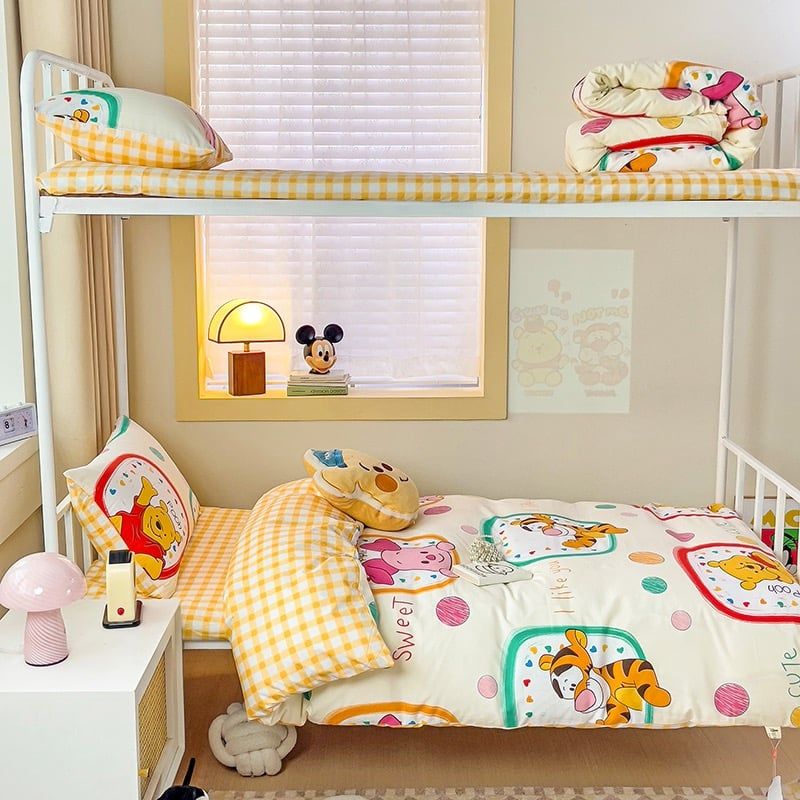 4Pcs Cotton Disney Beddingset Case Poor Bear