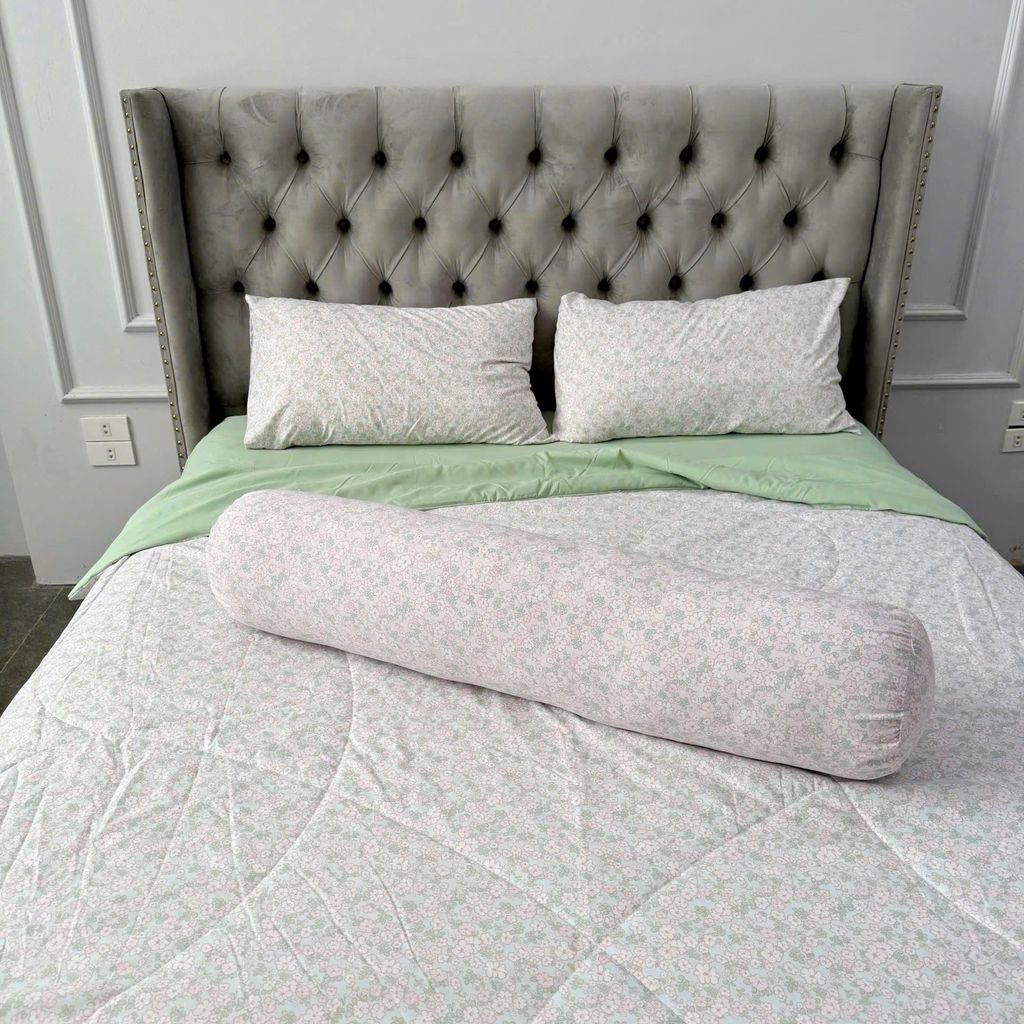 5Pcs Mark De'Paris Mint Essence Linen Bộ chăn Chần hè Đũi Bạc Hà | ID 5PCSMINTESSMAR02