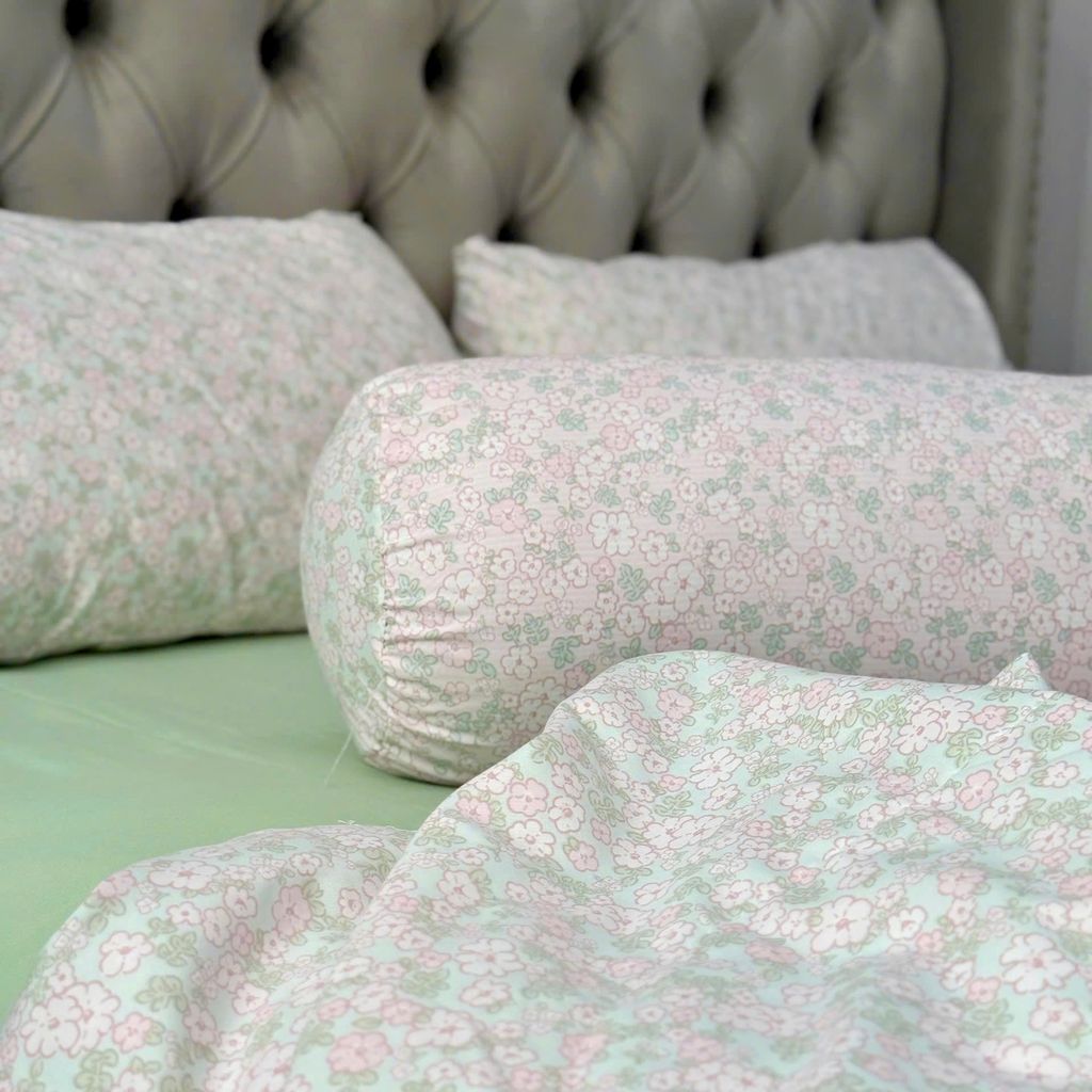 5Pcs Mark De'Paris Mint Essence Linen Bộ chăn Chần hè Đũi Bạc Hà | ID 5PCSMINTESSMAR02
