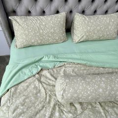 5Pcs Mark De'Paris Mint Essence Linen Bộ chăn Chần hè Đũi Bạc Hà | ID 5PCSMINTESSMAR03