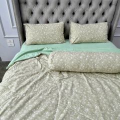5Pcs Mark De'Paris Mint Essence Linen Bộ chăn Chần hè Đũi Bạc Hà | ID 5PCSMINTESSMAR03