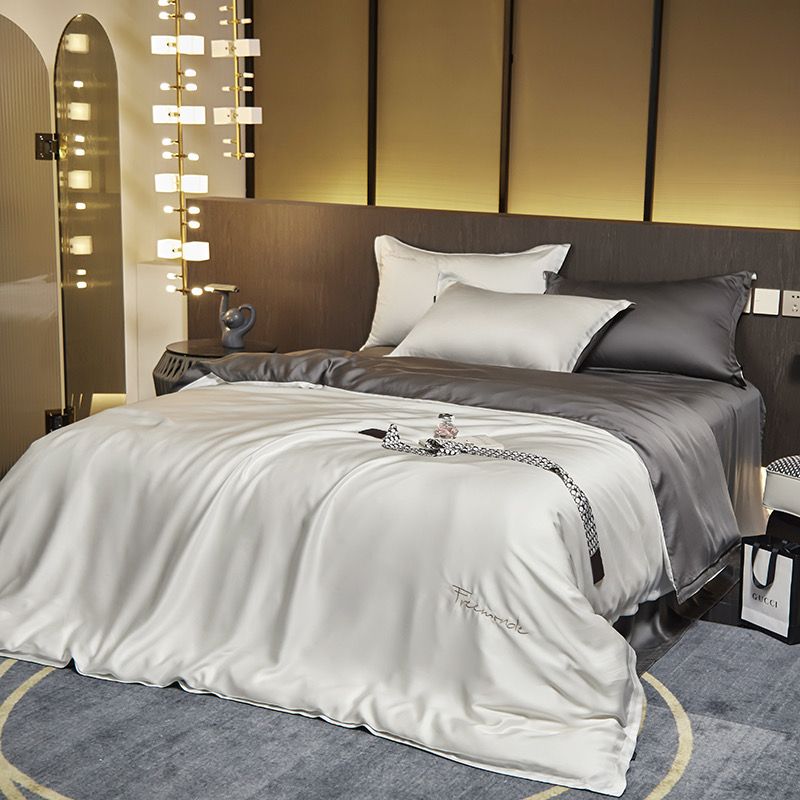 4Pcs Tencel 60S | Freemonde Degin Duvet Cover Set | ID 4PCSTENCEL60S025FMD18