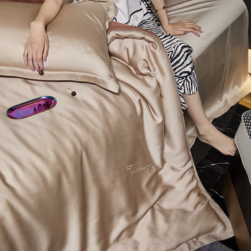 4Pcs Tencel 60S | Freemonde Degin Duvet Cover Set | ID 4PCSTENCEL60S025FMD19