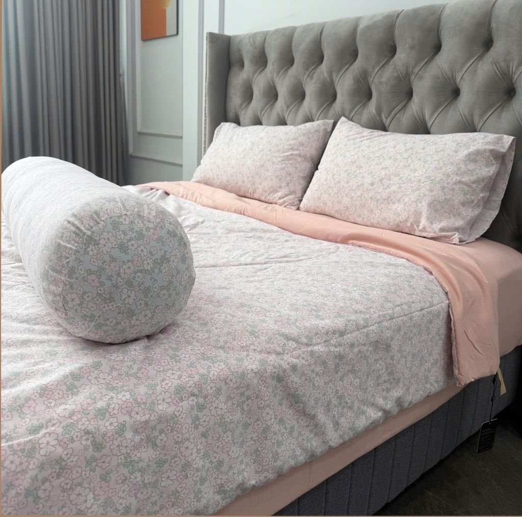 5Pcs Mark De'Paris Mint Essence Linen Bộ chăn Chần hè Đũi Bạc Hà | ID 5PCSMINTESSMAR05