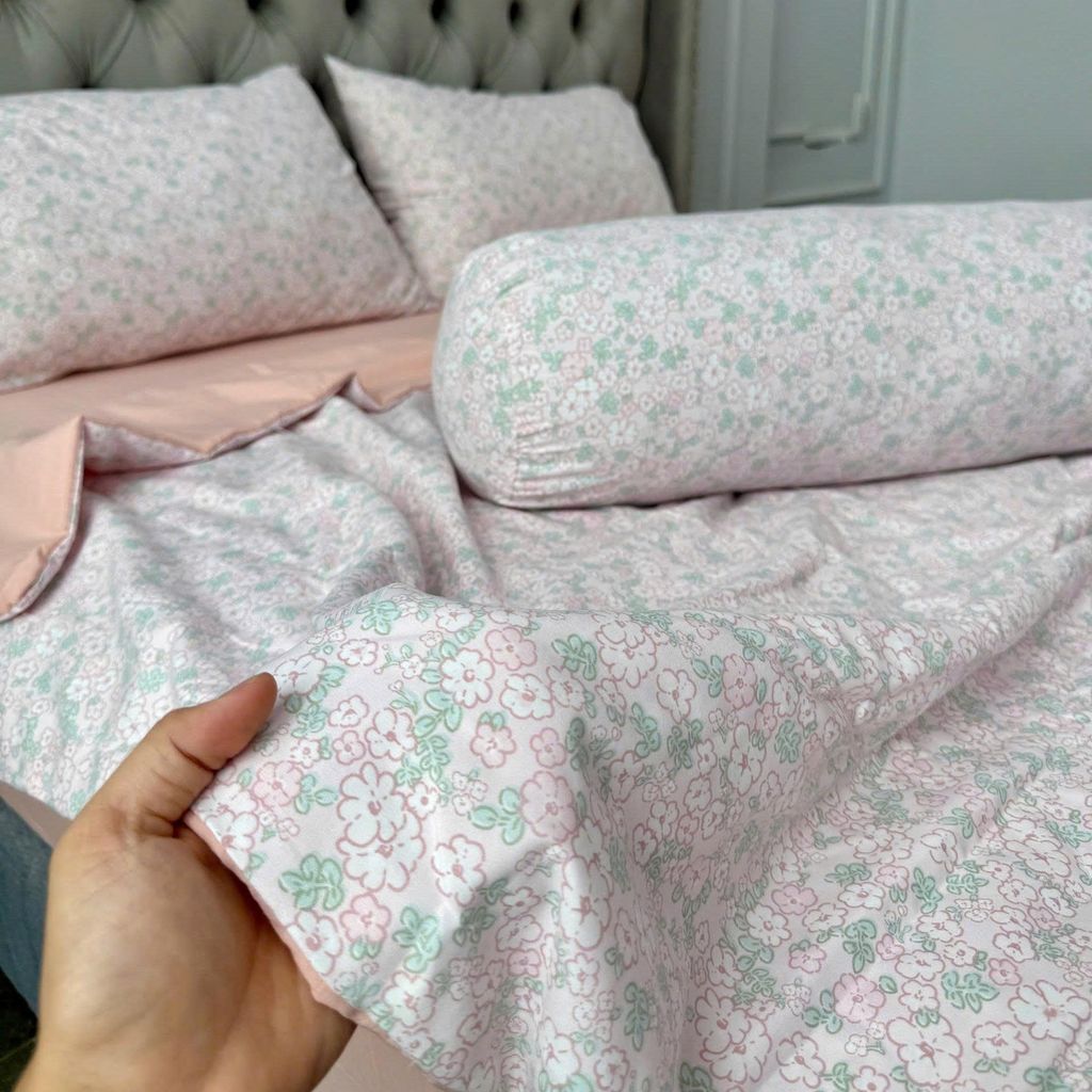 5Pcs Mark De'Paris Mint Essence Linen Bộ chăn Chần hè Đũi Bạc Hà | ID 5PCSMINTESSMAR05