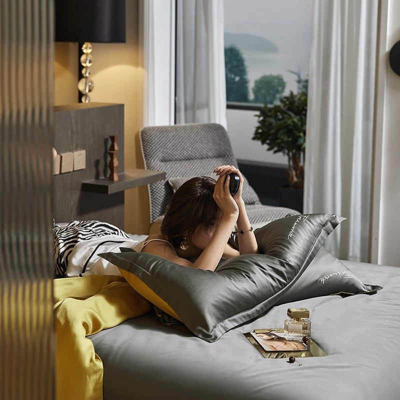 4Pcs Tencel 60S | Freemonde Degin Duvet Cover Set | ID 4PCSTENCEL60S025FMD21