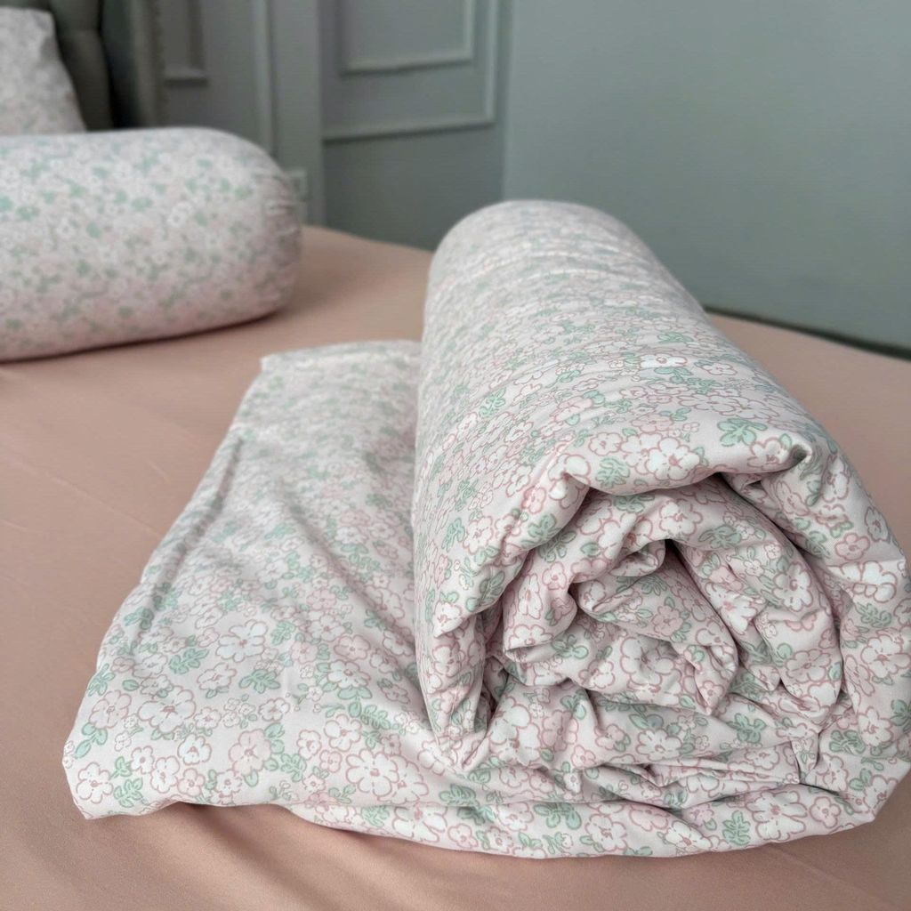 5Pcs Mark De'Paris Mint Essence Linen Bộ chăn Chần hè Đũi Bạc Hà | ID 5PCSMINTESSMAR05
