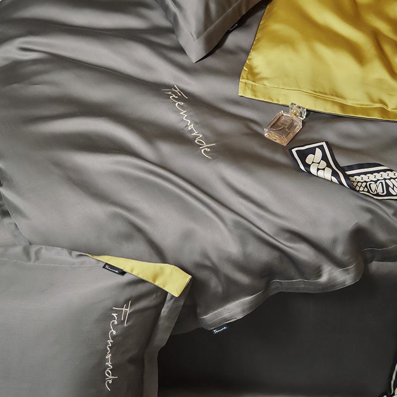 4Pcs Tencel 60S | Freemonde Degin Duvet Cover Set | ID 4PCSTENCEL60S025FMD21