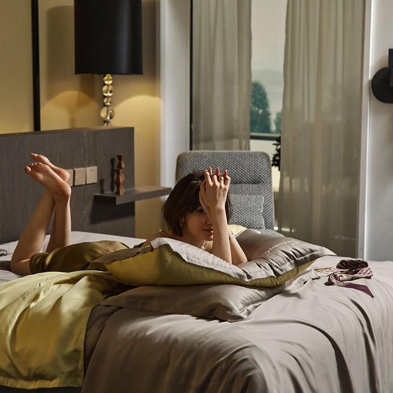 4Pcs Tencel 60S | Freemonde Degin Duvet Cover Set | ID 4PCSTENCEL60S025FMD24