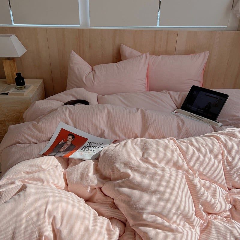 4Pcs Cotton Linen Japan | Set Cotton Đũi Nhật 4 Món Tiêu Chuẩn | ID 4PCSMUJPCLINENID18