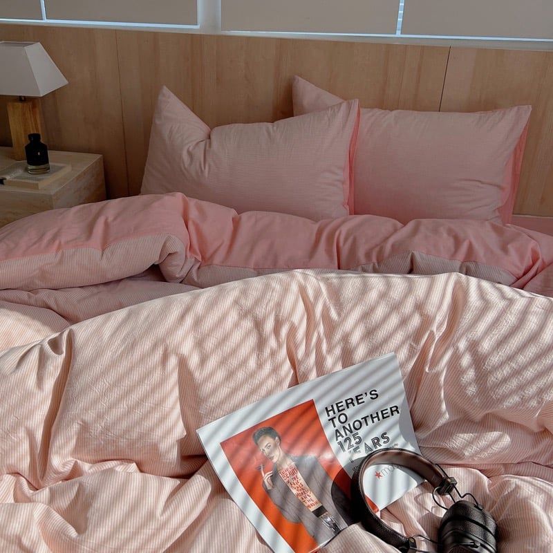 4Pcs Cotton Linen Japan | Set Cotton Đũi Nhật 4 Món Tiêu Chuẩn | ID 4PCSMUJPCLINENID18