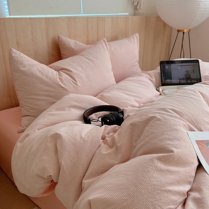 4Pcs Cotton Linen Japan | Set Cotton Đũi Nhật 4 Món Tiêu Chuẩn | ID 4PCSMUJPCLINENID18