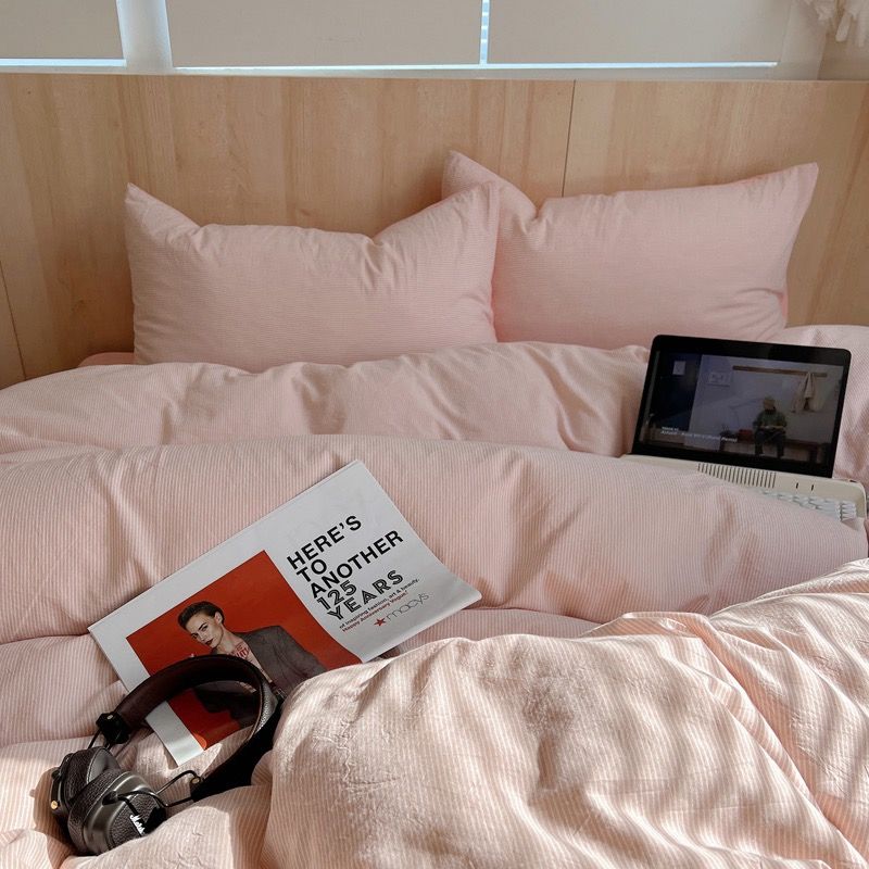 4Pcs Cotton Linen Japan | Set Cotton Đũi Nhật 4 Món Tiêu Chuẩn | ID 4PCSMUJPCLINENID18