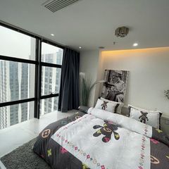 Cotton 40s in kĩ thuật số Bộ chăn ga set 4 món Bear Rich