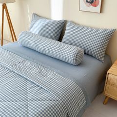 5Pcs Japan Linen |  New Colection  Bedsets Summer Blanket 230*200 Drap Freesize | ID jp025003