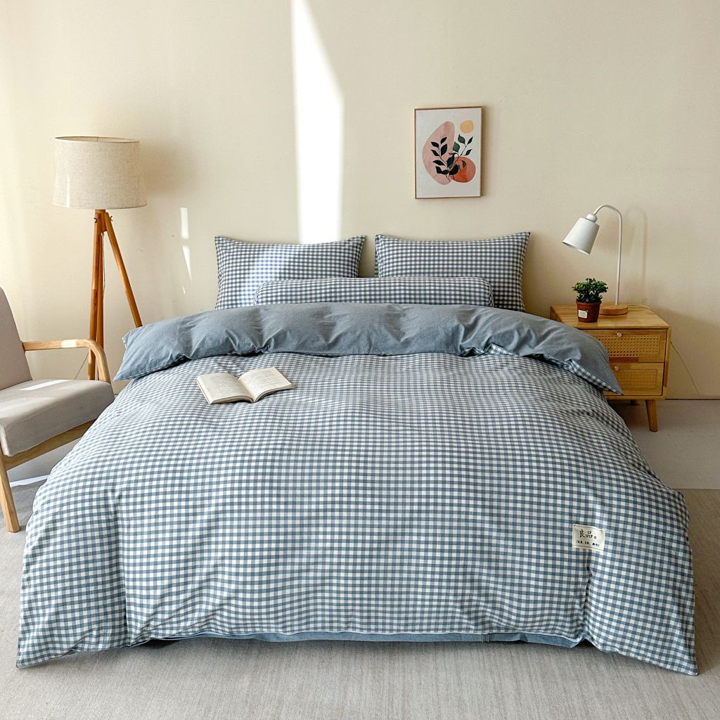 5Pcs Japan Linen |  Standard size duvet cover Bedding Set Drap Freesize | ID CL5P025COV002