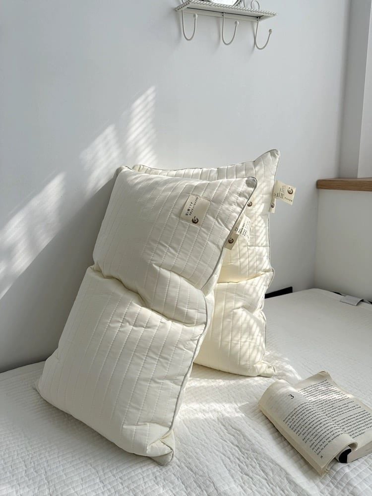 RUỘT GỐI LÔNG VŨ NHÂN TẠO CHẦN LATEX JAPAN SIZE 48*74CM