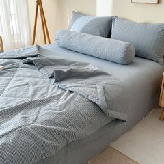5Pcs Japan Linen |  New Colection  Bedsets Summer Blanket 230*200 Drap Freesize | ID jp025007