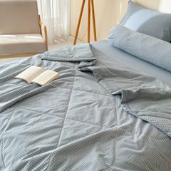 5Pcs Japan Linen |  New Colection  Bedsets Summer Blanket 230*200 Drap Freesize | ID jp025007