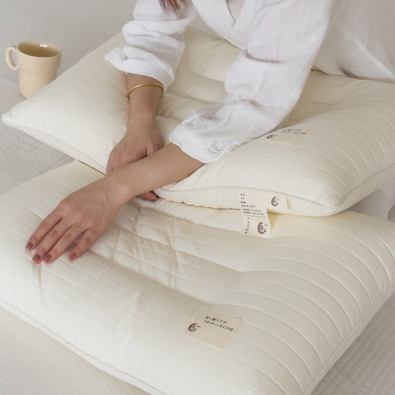 RUỘT GỐI MATXA CHẦN LATEX NÂNG TẦM GIẤC NGỦ SIZE GỐI 48*74CM