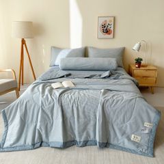 5Pcs Japan Linen |  New Colection  Bedsets Summer Blanket 230*200 Drap Freesize | ID jp025014