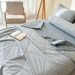 5Pcs Japan Linen |  New Colection  Bedsets Summer Blanket 230*200 Drap Freesize | ID jp025014